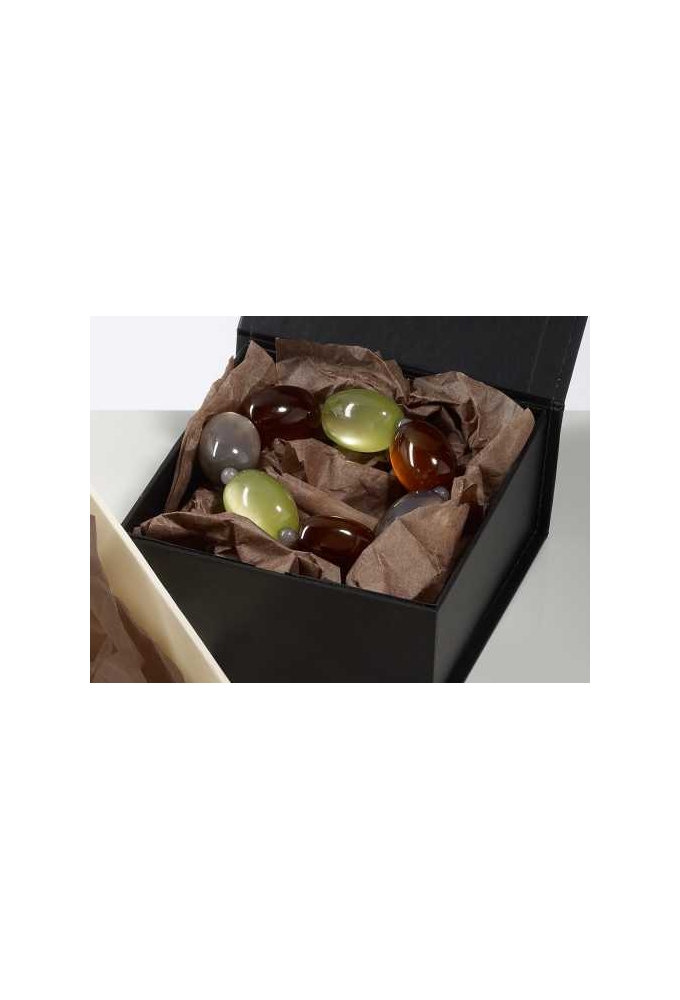 Luxueuze Magneetdozen Diamond & Satijn Zwart Mat 11.5x11.5x11.5cm 12st