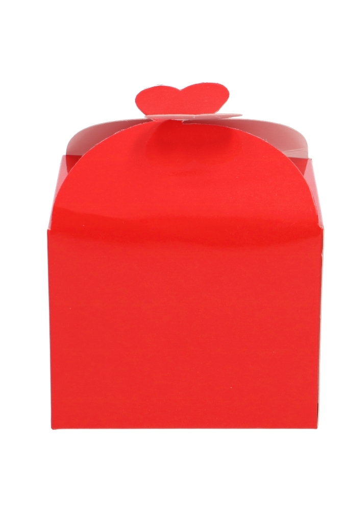 Bonbondoosjes Todi Rood Glans 250gram 9.5x7.5x6cm 25stuks
