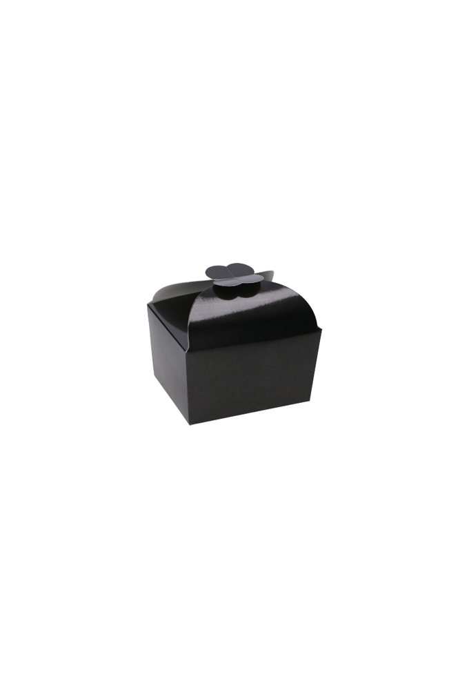 Bonbondoosjes Todi Zwart Glans 125gram 7.6x6x4.8cm 24stuks