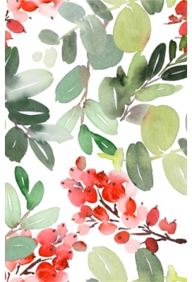 Kerstpapier xmas aquarel 70cm x 200meter