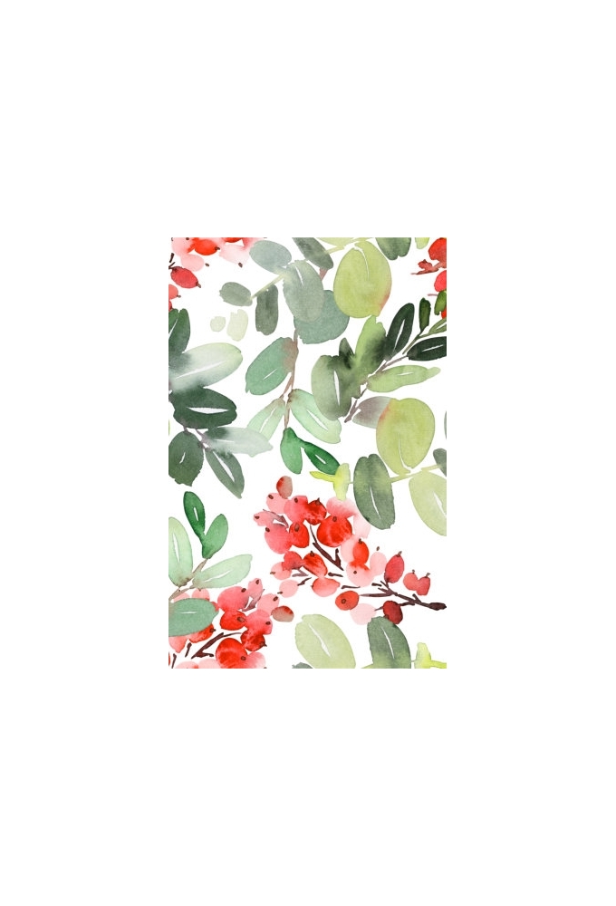 Kerstpapier xmas aquarel 70cm x 200meter
