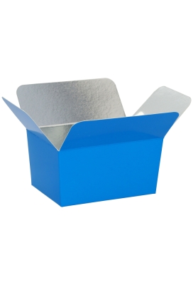 Bonbondoosjes KrabPraline Kobaltblauw 250 grams 10x7x5,5cm 24stuks