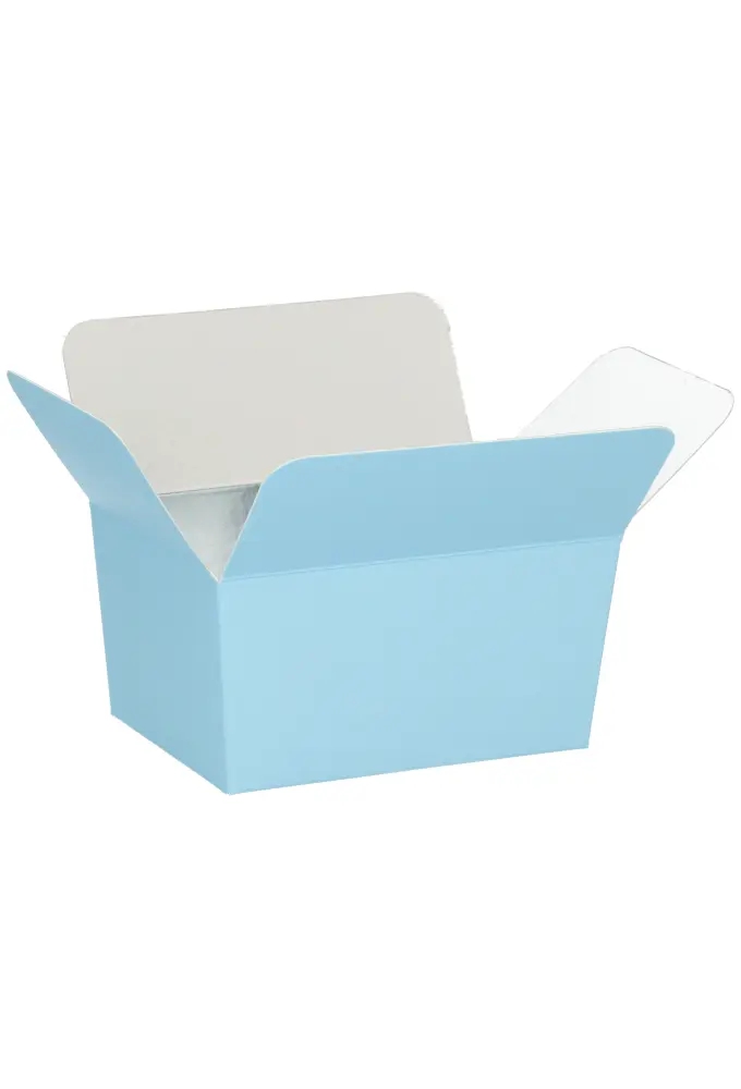 Bonbondoosjes KrabPraline Pastel Blauw 150 grams 8,5x6x5,5cm 24stuks