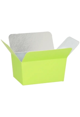 Bonbondoosjes KrabPraline Pastel groen 150 grams 8,5x6x5,5cm 24stuks