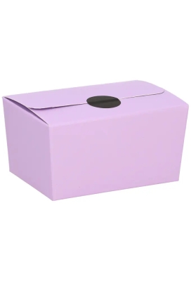 Bonbondoosjes KrabPraline Pastel lila 150 grams 8,5x6x5,5cm 24stuks