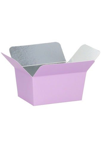 Bonbondoosjes KrabPraline Pastel lila 250 grams 10x7x5,5cm 24stuks