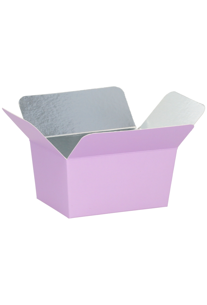 Bonbondoosjes KrabPraline Pastel lila 250 grams 10x7x5,5cm 24stuks