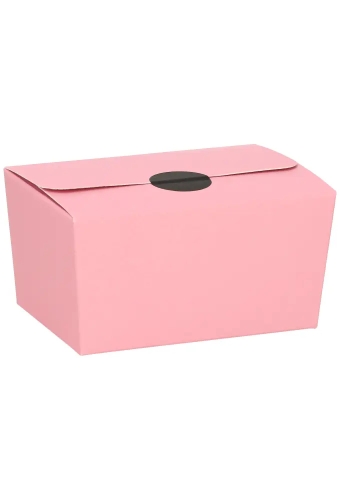 Bonbondoosjes KrabPraline Pastel roze 150 grams 8,5x6x5,5cm 24stuks