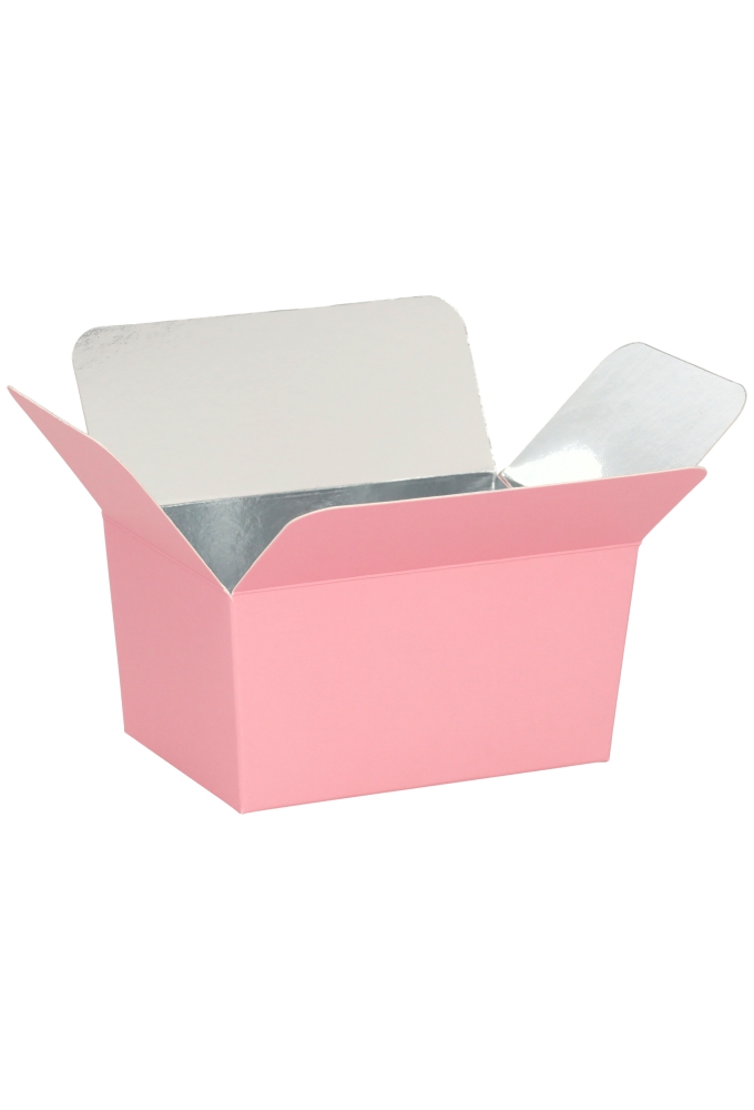 Bonbondoosjes KrabPraline Pastel roze 250 grams 10x7x5,5cm 24stuks