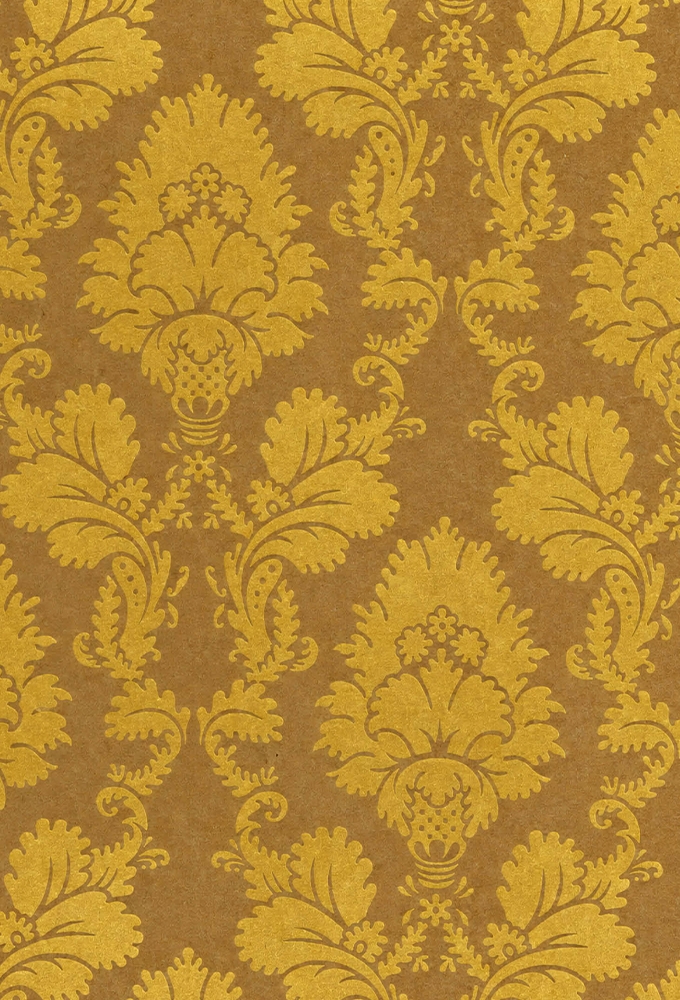 Geschenkpapier Kraft Vintage Gold 50cm x 200meter