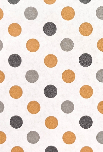 Geschenkpapier Wit Kraft Dot Harmony 50cm x 200meter