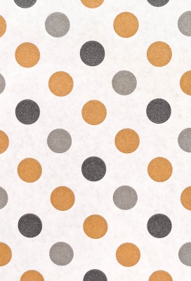 Geschenkpapier Wit Kraft Dot Harmony 50cm x 200meter