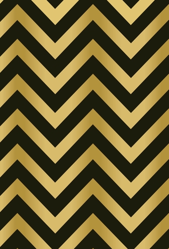 Geschenkpapier Coated Chevron Chic Black 50cm x 200meter