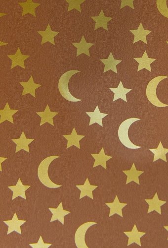 Kerstpapier Coated Golden Sky 30cm x 200meter