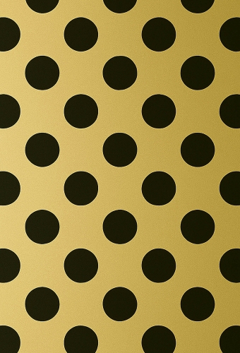 Geschenkpapier Coated Midnight Dots 50cm x 200meter
