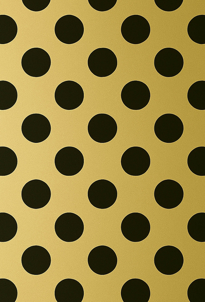 Geschenkpapier Coated Midnight Dots 50cm x 200meter