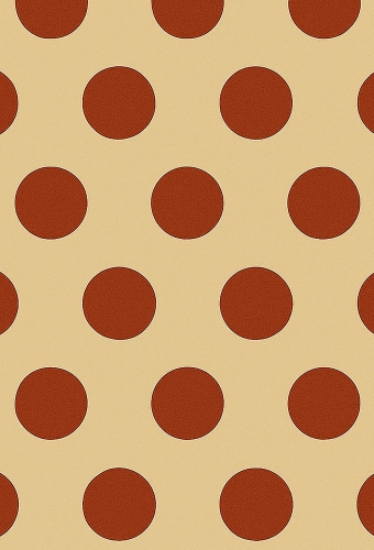 Geschenkpapier Wit Kraft Rusty Dots 50cm x 100meter