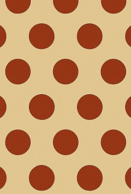 Geschenkpapier Wit Kraft Rusty Dots 50cm x 100meter
