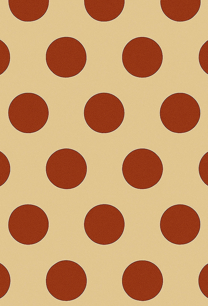 Geschenkpapier Wit Kraft Rusty Dots 50cm x 100meter