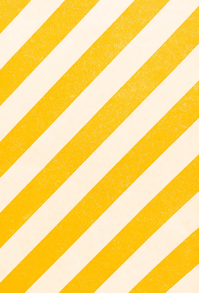 Geschenkpapier Wit Kraft Sunny Diagonal 50cm x 100meter