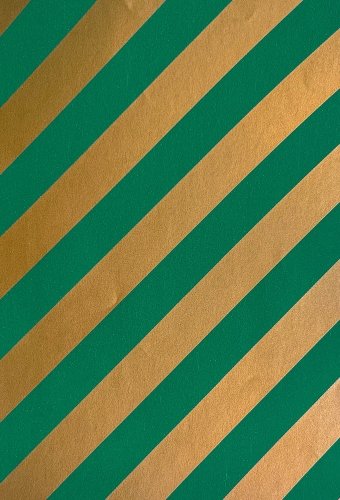 Geschenkpapier Coated Forest Gold Stripe 50cm x 100meter