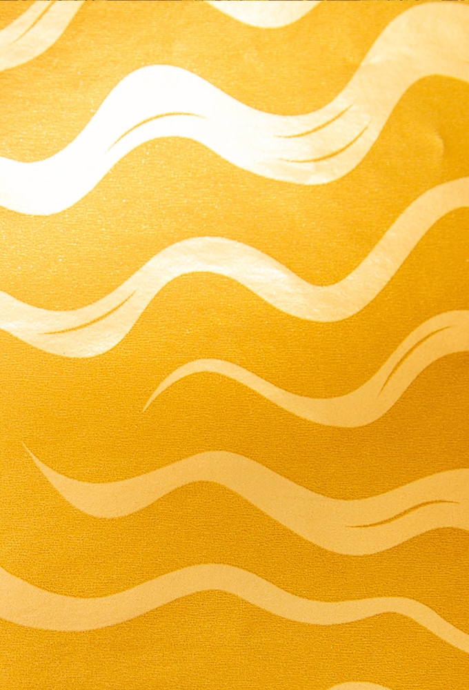 Geschenkpapier Metallised Golden Flow 50cm x 100meter