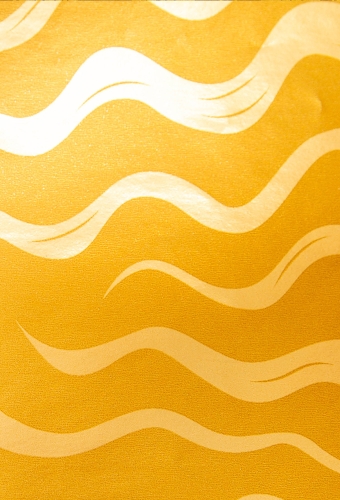 Geschenkpapier Metallised Golden Flow 70cm x 100meter