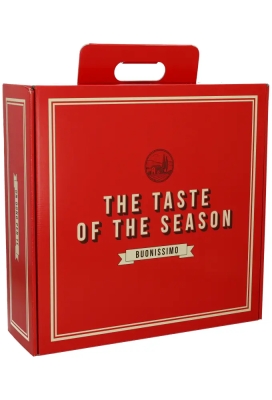 Geschenkdoos Draagbox Buonissimo Koffer Rood 39x39x13cm 15stuks