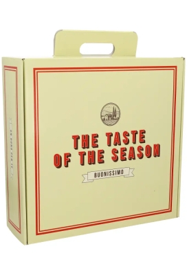 Geschenkdoos Draagbox Buonissimo Koffer Creme 39x39x13cm 15stuks