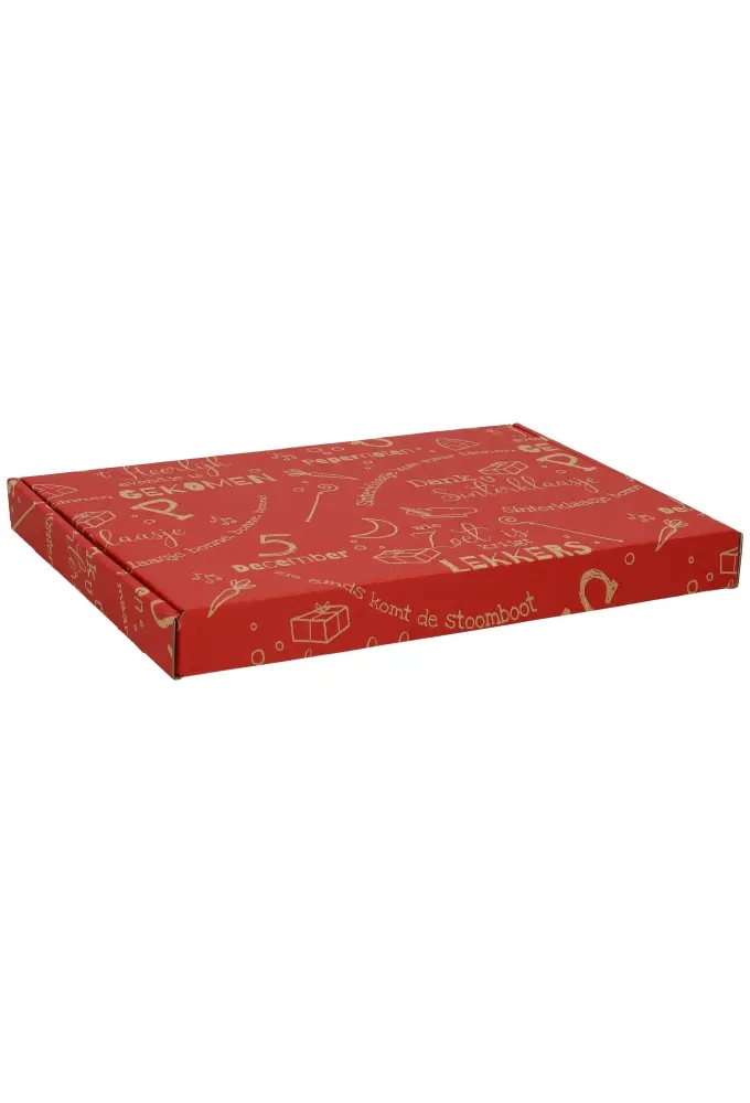Brievenbusdoos Dank u Sinterklaasje A4 31x22x2.8cm 15stuks