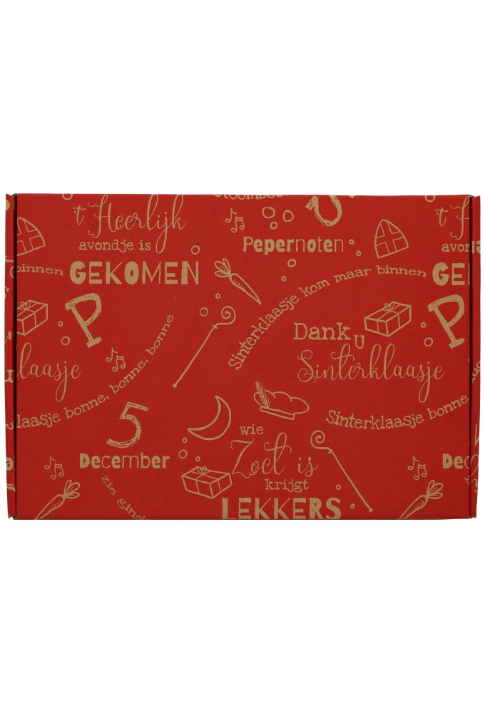 Brievenbusdoos Dank u Sinterklaasje A4 31x22x2.8cm 15stuks