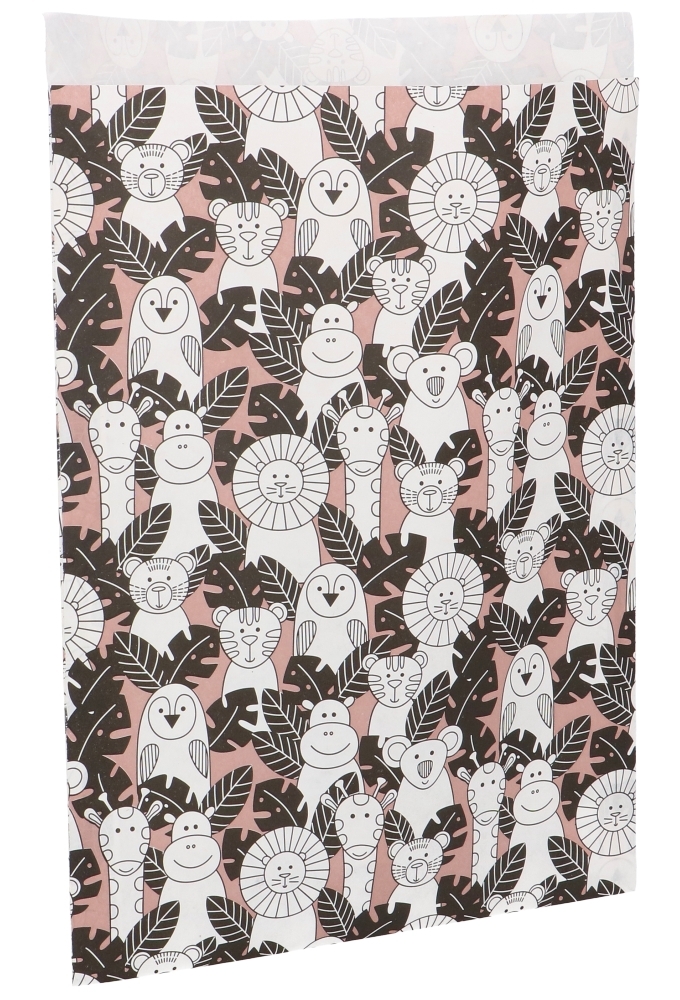 Kadozakjes Animals In The Forest Groot Oud Roze 21x30cm 100stuks