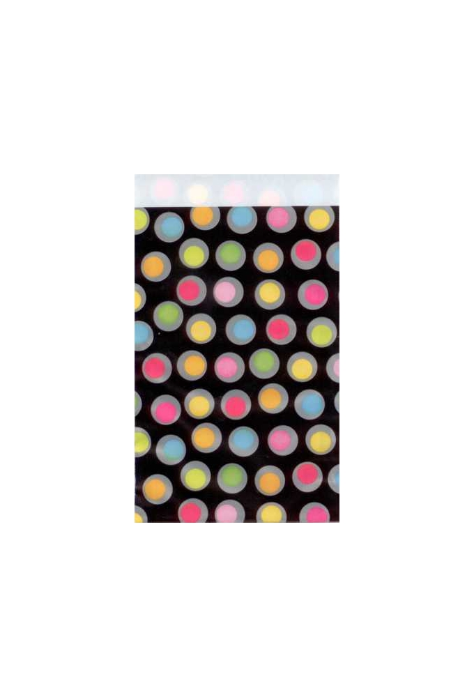 Kadozakjes Black Colour Dots 12x19cm 200stuks