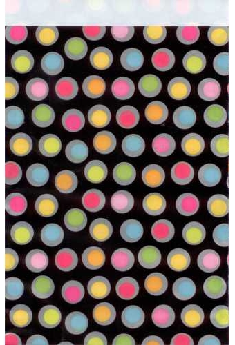 Kadozakjes Black Colour Dots 17x25cm 200stuks