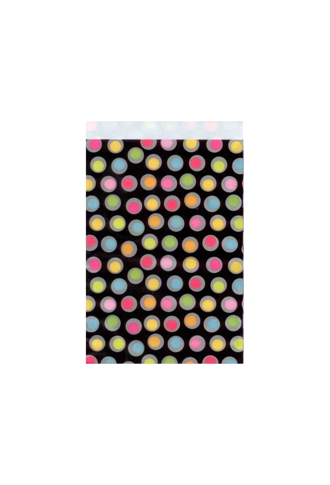 Kadozakjes Black Colour Dots 17x25cm 200stuks