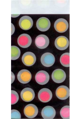 Kadozakjes Black Colour Dots 7x13cm 200stuks
