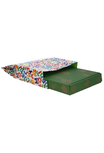 Kadozakjes Colors Letters 17x4x25cm 100stuks OP IS OP