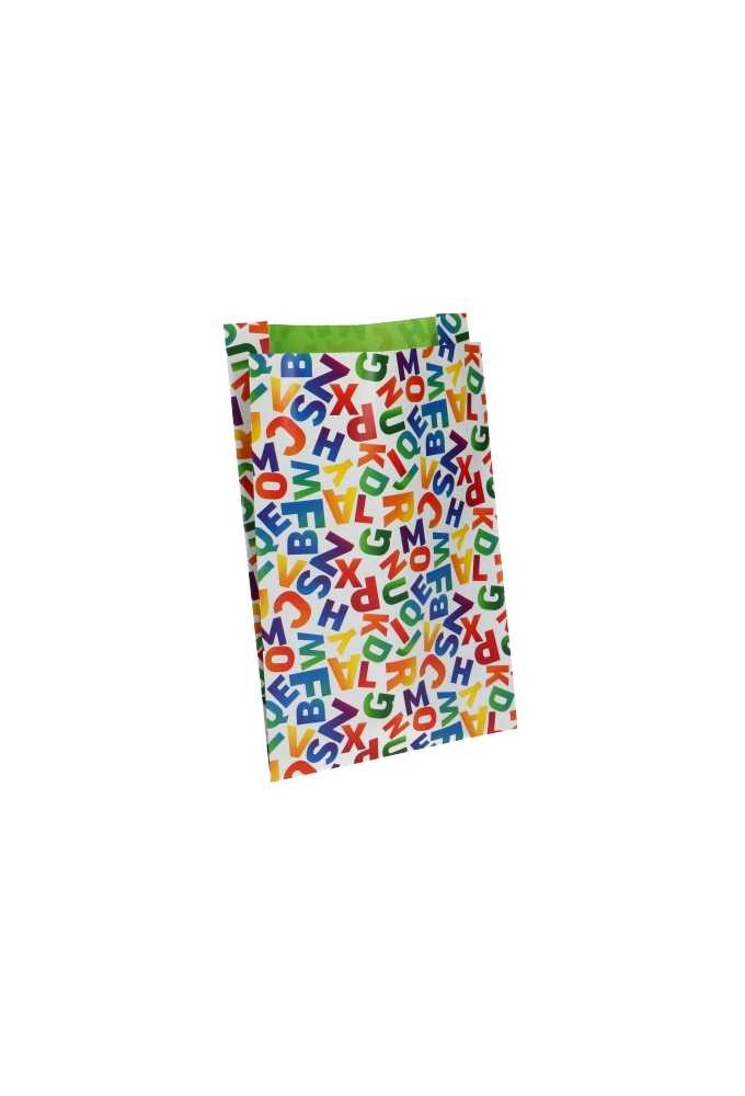 Kadozakjes Colors Letters 25x4x34cm 100 stuks