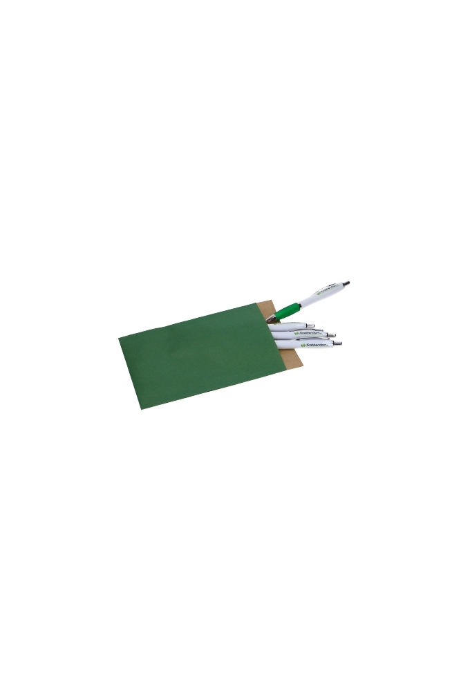 Kadozakjes Kraft Groen 12x19cm 200stuks Geschenkverpakking
