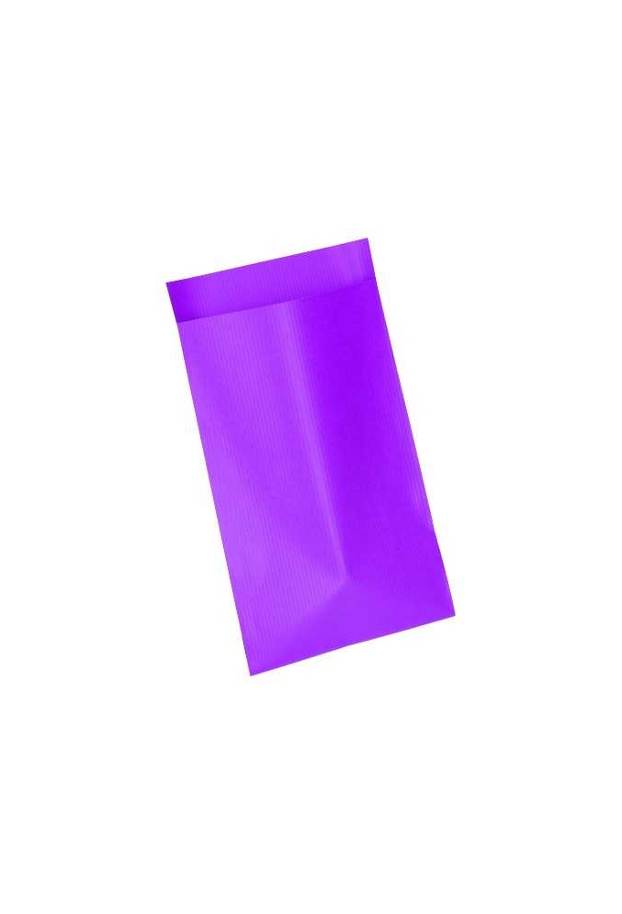 Kadozakjes Kraft Paars 7x13cm 200stuks geschenkverpakking OP IS OP