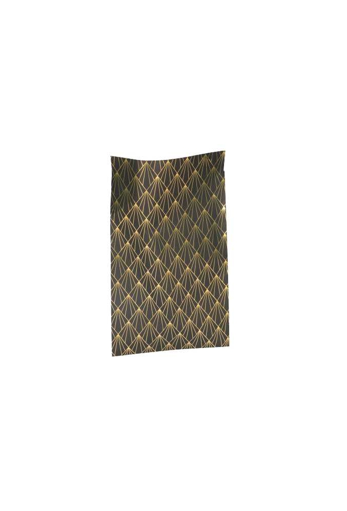 Kadozakjes Metallized Geometric Black Gold Rectangular 12x19cm 200st