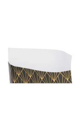 Kadozakjes Metallized Geometric Black Gold Rectangular 7x13cm 200st