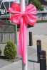 Decoratie Strik Pink 50x35+80cm Lint 18cm extra 50cm Lint