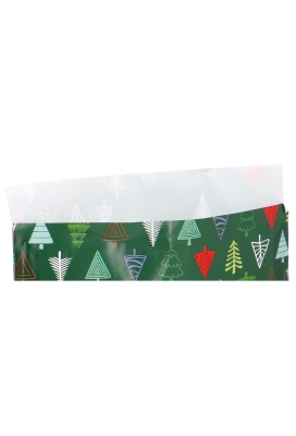 Kerstzakjes Christmas Tree Green 21x30cm 100stuks