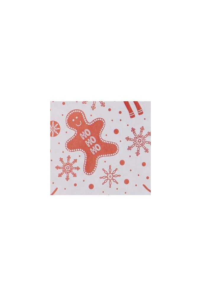 Kerstzakjes Rendier Rood Dubbelzijdig 17x25cm 200 stuks OP IS OP