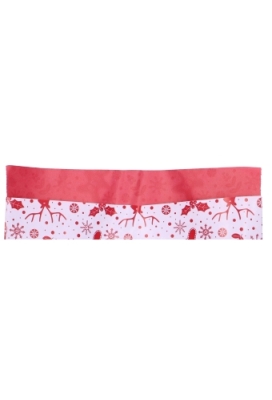 Kerstzakjes Rendier Rood Dubbelzijdig 21x30cm 100stuks  OP IS OP