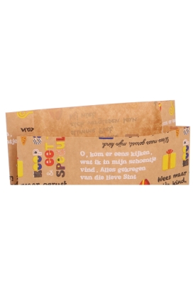 Sintzakjes Het Is De Goede Sint & ZIJVOUW 25x34+4cm 100stuks