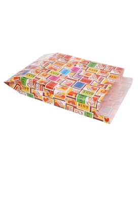 Sintzakjes Sint Postzegel & ZIJVOUW 25x34+4cm 100stuks