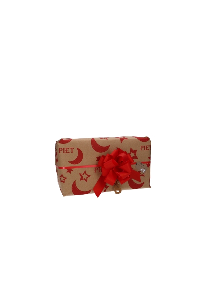 Sint Kadopapier Bio Kraft. Sint & Piet 70cm x 10meter
