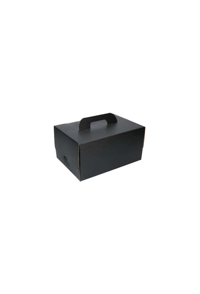 Geschenkdoos Mateo Met Handgreep Zwart 28x20x14cm 10stuks